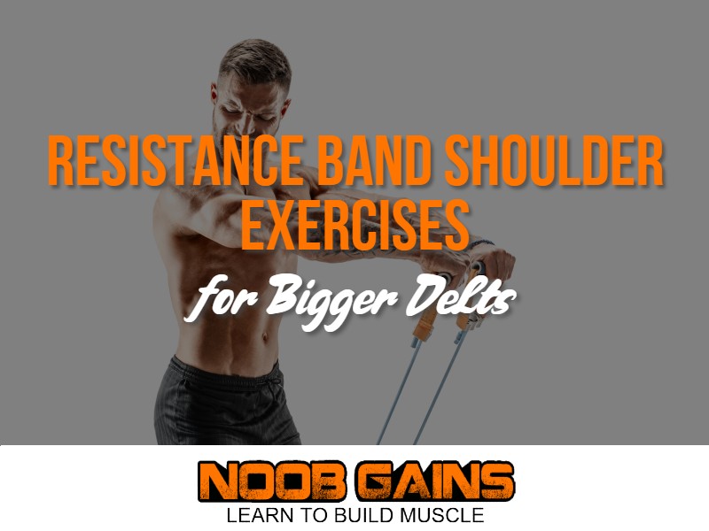 Resistance band shoulder exercises image