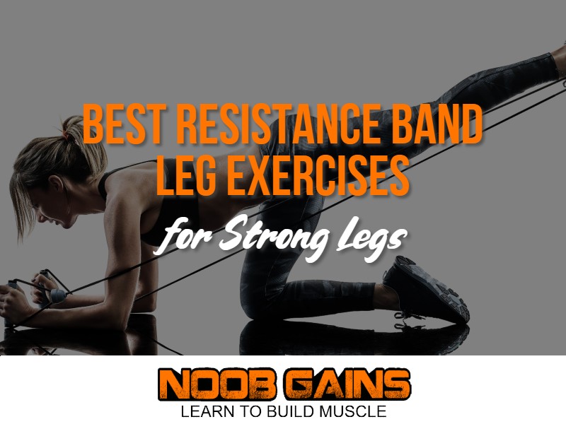 Resistance bands leg exercises image